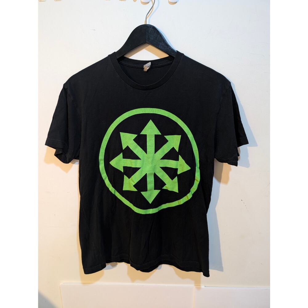 Attila Metalcore Band Chaos Tour Album 2016 Promo Graphic Double Sided Tee Sz M